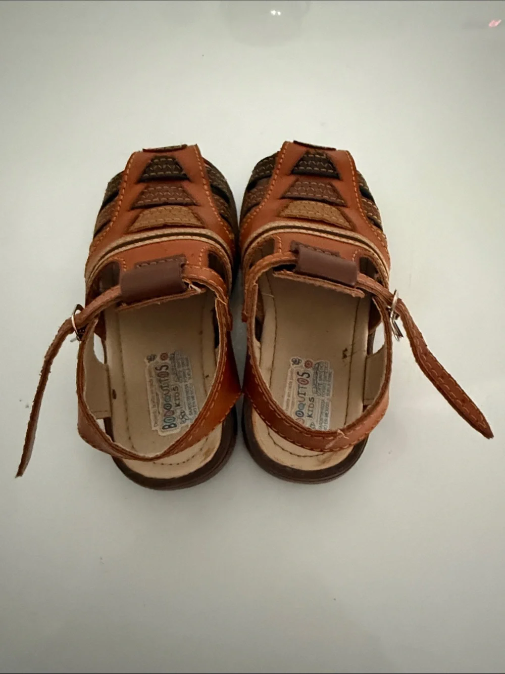Brown Boys' Closed-Toe Sandals